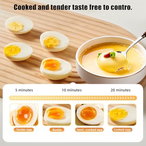 Double-layer Egg Cooker, Fast Electric Egg Boiler, Small Breakfast Machine,