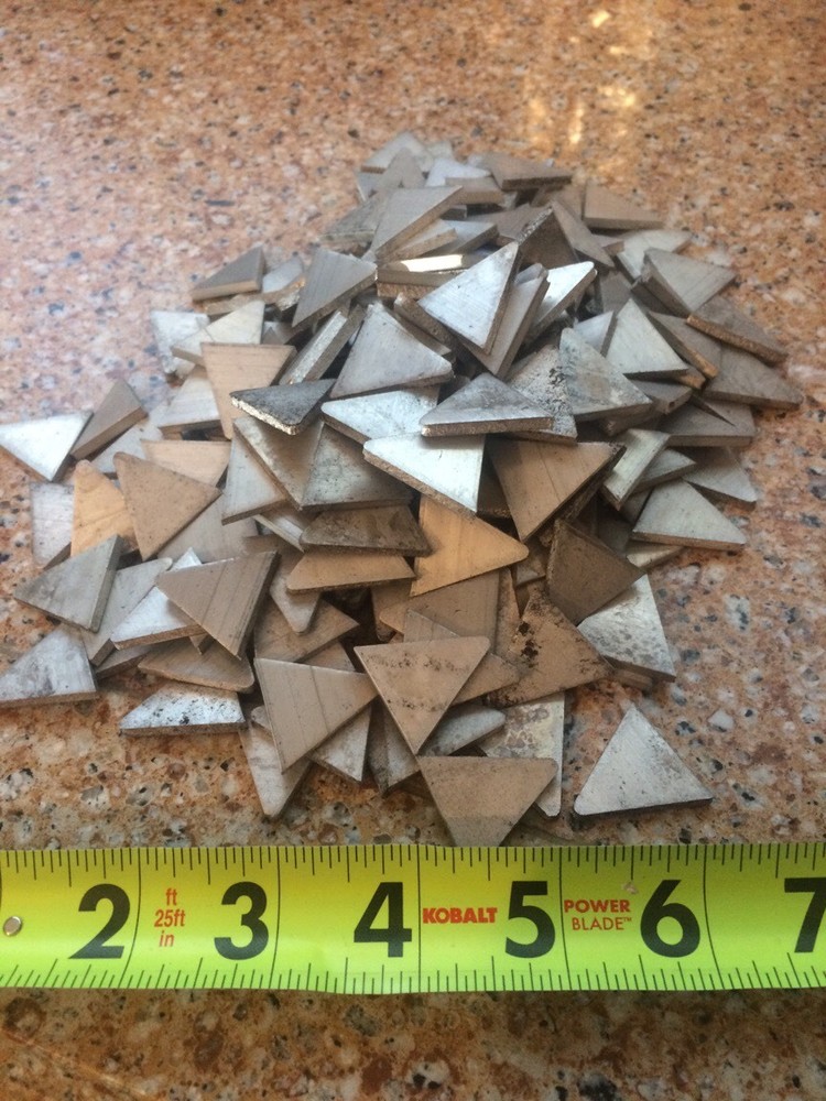 Solid Magnesium Triangles Fire starter - 15 Oz