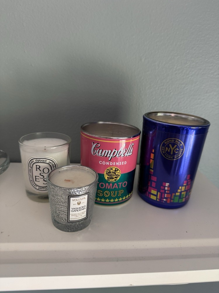 A Bundle Of Designer Candles ( Used)