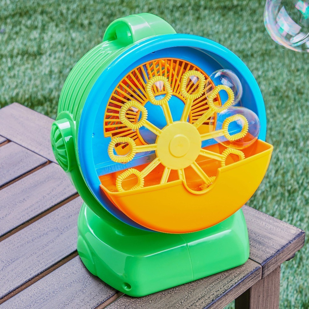 Bubble Machine for Kids Automatic Bubble Blower with 6 Wands Battery Operated