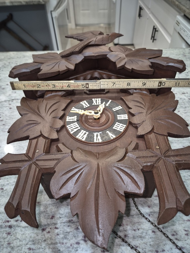 Large Older Black Forest Cuckoo Clock Refurbished And Working