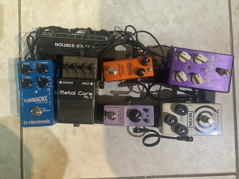 Guitar pedalboard