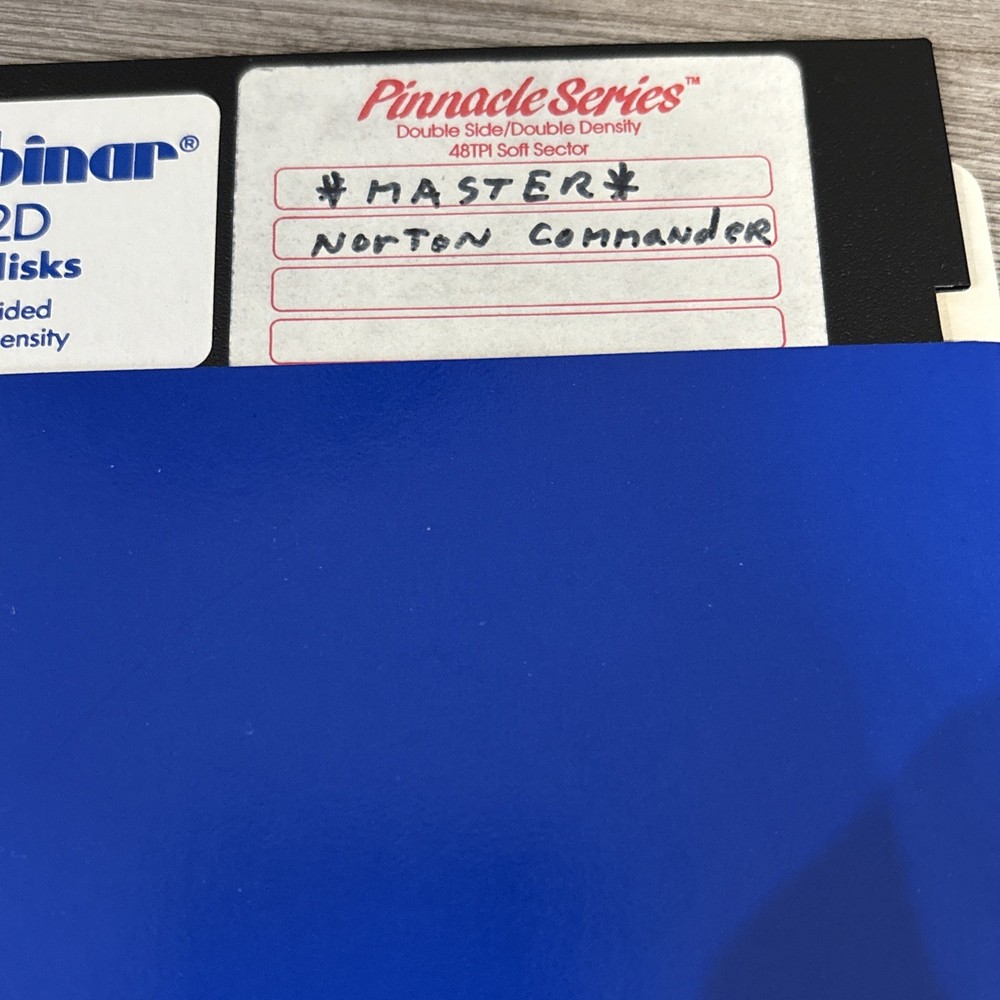 Norton Commander, The Original 1986, File Manager, MS-DOS, Dual Panel Interface
