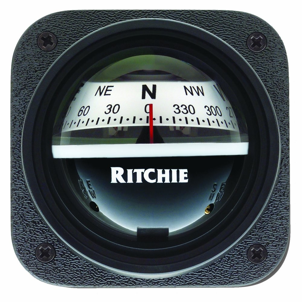 Ritchie Navigation 5886974 Explorer Compass Bulkhead Mount White Dial