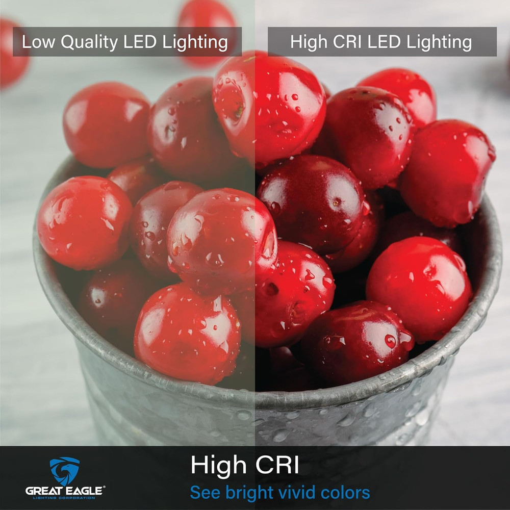 Great Eagle A19 LED Light Bulbs 60 Watt Equivalent - UL Listed - Soft White 3000