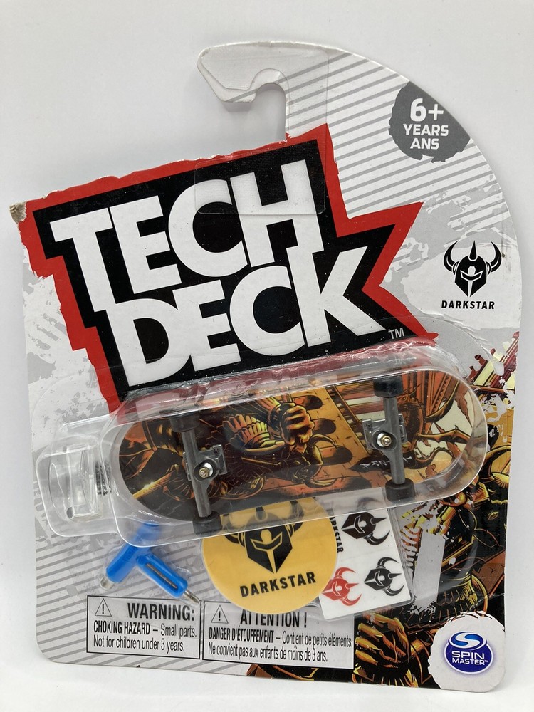 NEW Spinmaster Tech Deck Blind 4" Fingerboard  Darkstar  Brown Tan