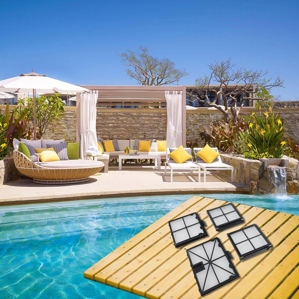 4Pack Pool Filter Set for Dolphin Models User Friendly Design for Maintenance