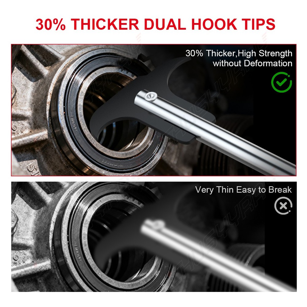 Dual Hook Oil and Grease Seal Puller Tool