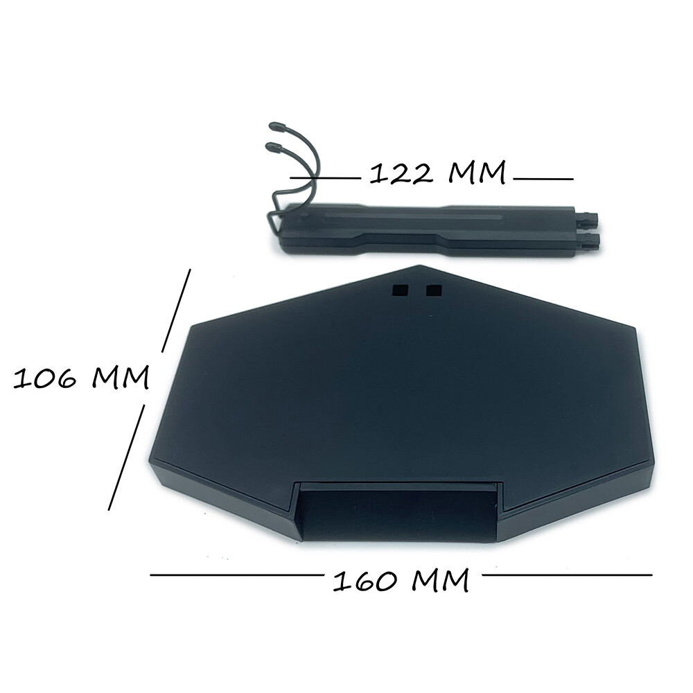 1/6 Scale Action Figure Display Stand Universal Stand Long Hexagon Customize