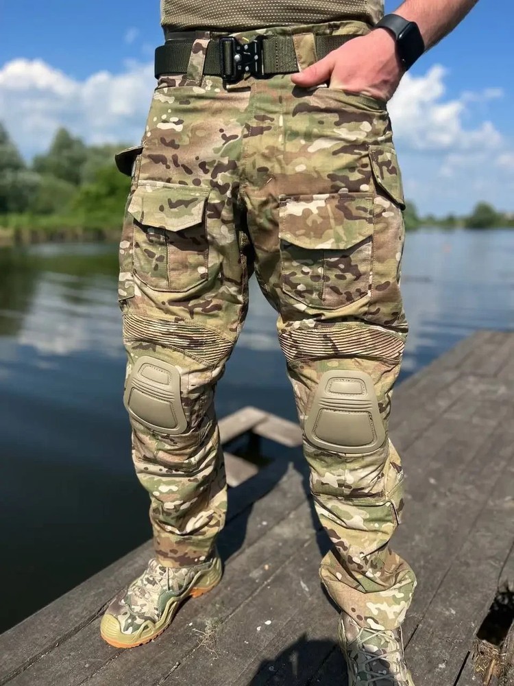 Tactical pants with knee pads💛💙