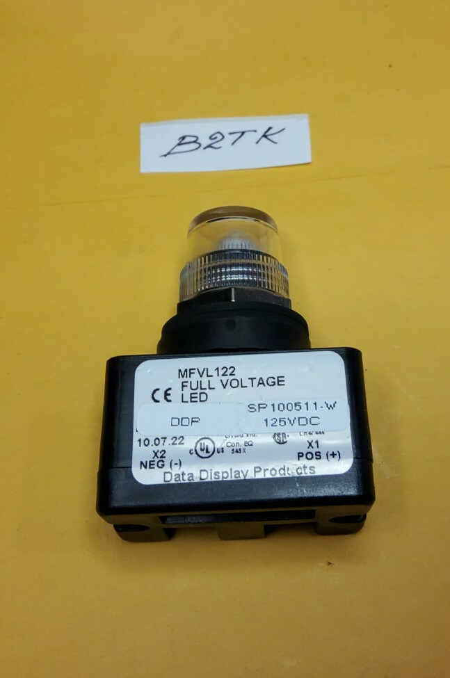 DATA DISPLAY PRODUCTS  MFVL122  5/8" LAMP INDICATOR  125V DC