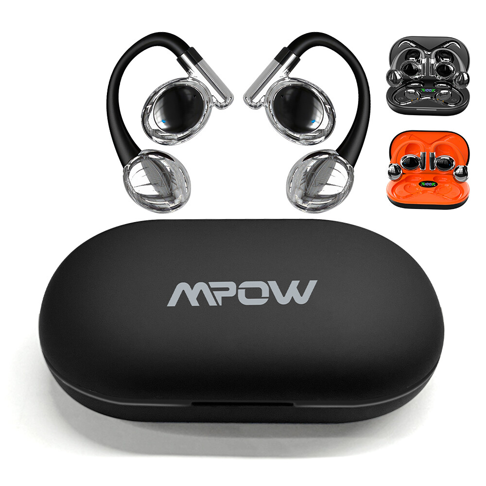 Mpow OWS Open Ear Bluetooth Earbuds Wearing Wireless Earbuds w/ Earhooks and Mic