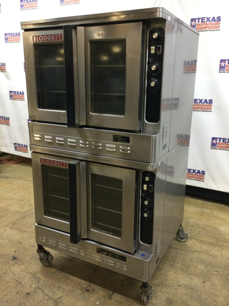 Blodgett DFG-100-3-S Gas Double Stack Convection Oven on Casters