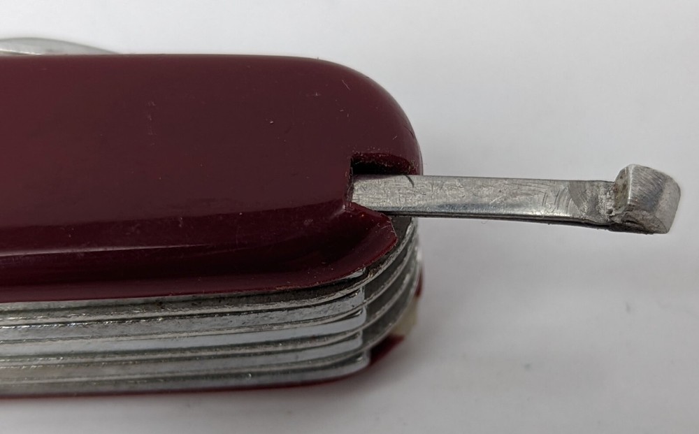 Burgundy Acrylic Handle Stainless Steel Multi-Purpose Tool – 13 Tools