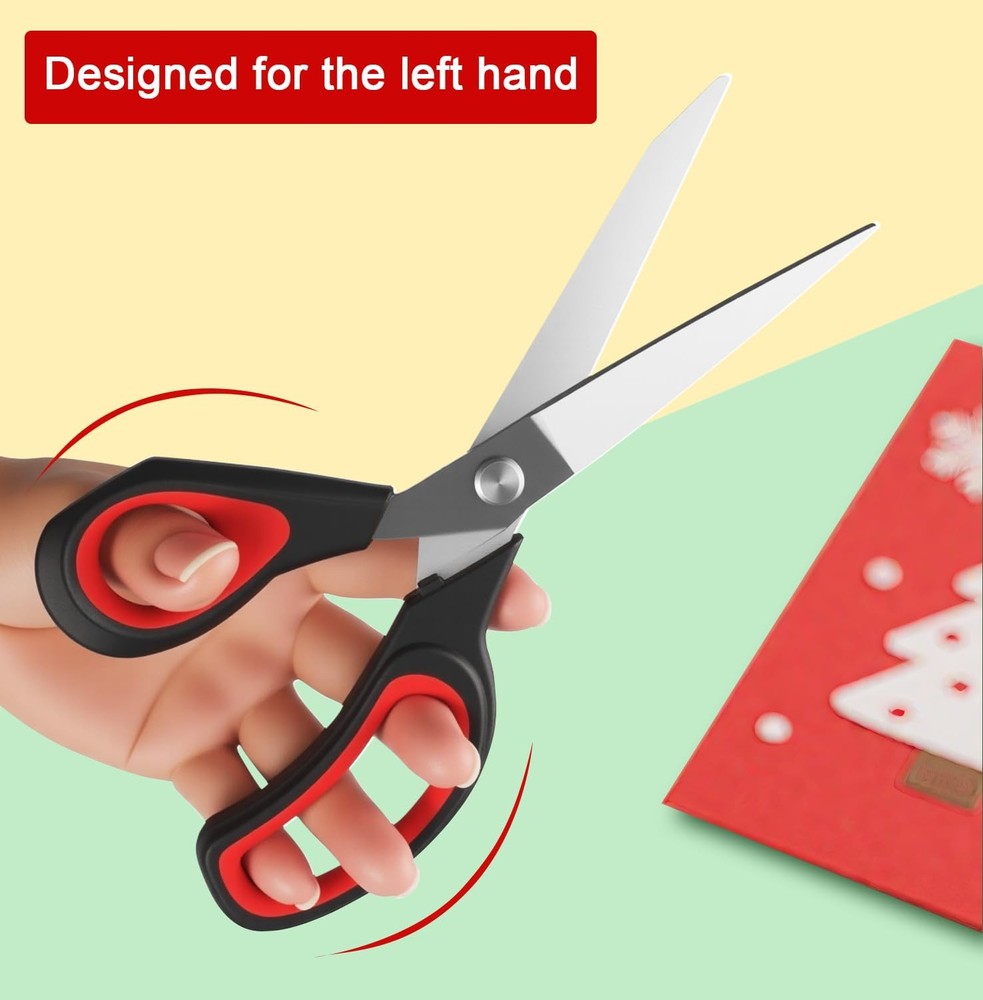 Fabric Scissors All-Purpose Heavy Duty Utility Shears Sewing Stainless