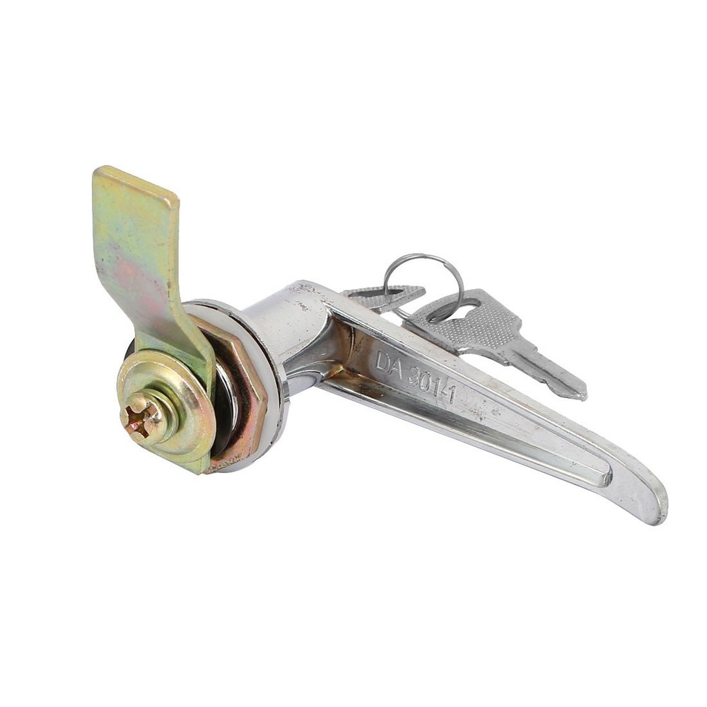 Mailbox Cabinet Metal Keyed Security Handle Latch Cam Lock Locker - 2 Keys