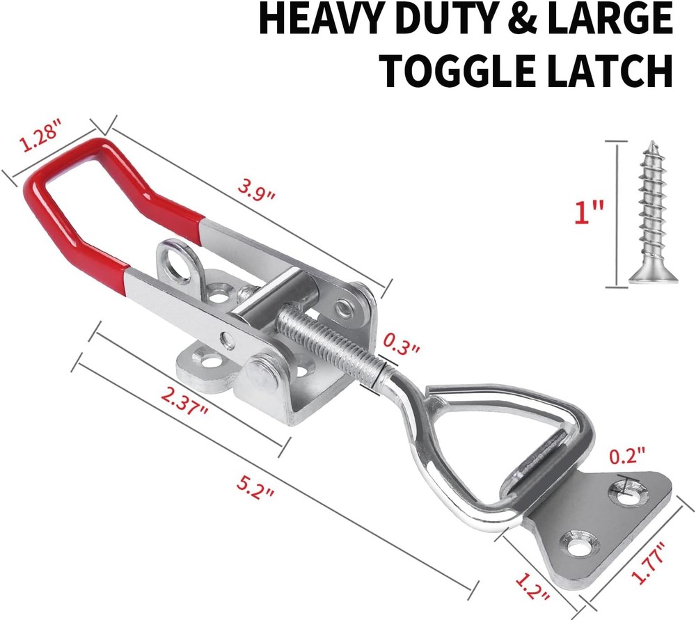 Heavy Duty Toggle Latch Clamp 4003, Large Adjustable With...