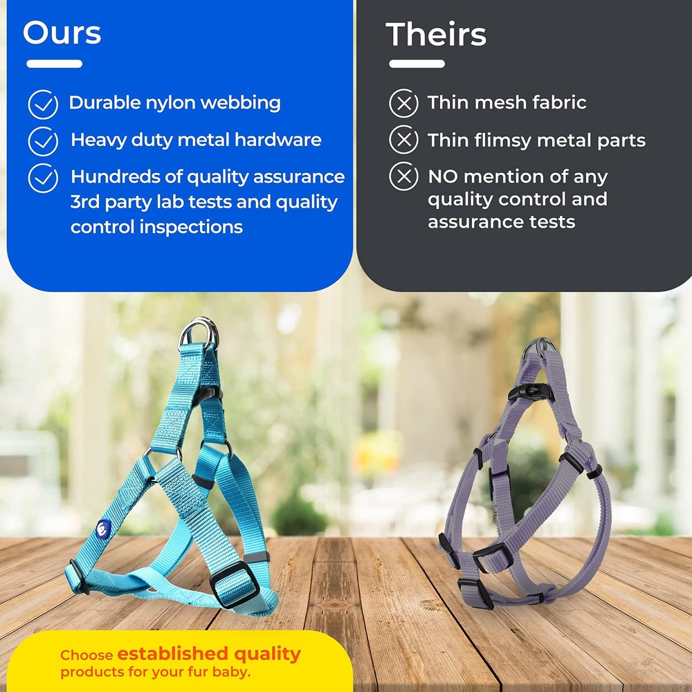 Blueberry Pet Essentials Step-in Dog Harness, Medium Size | Adjustable True N...
