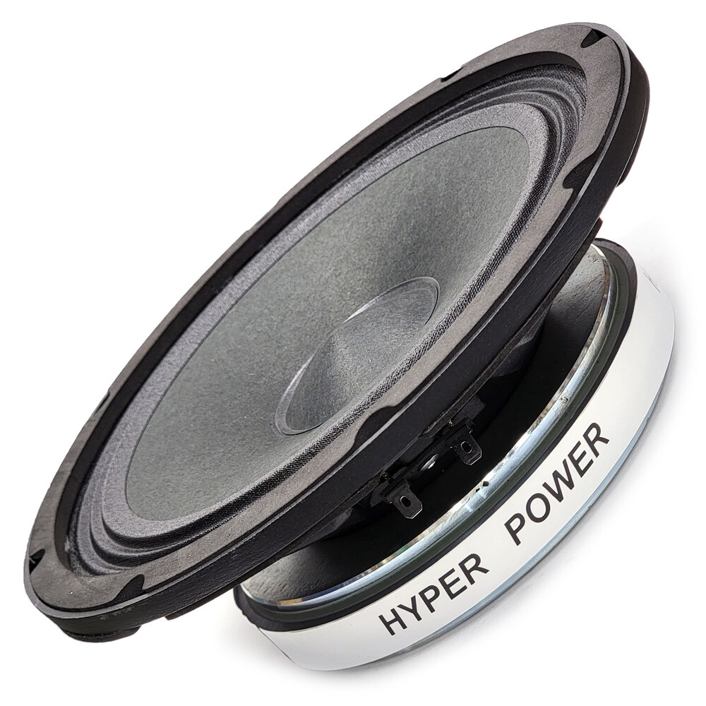 4 pack HyperPower 8" Shallow Mount Professional Midrange Speakers 8 ohm 300W RMS