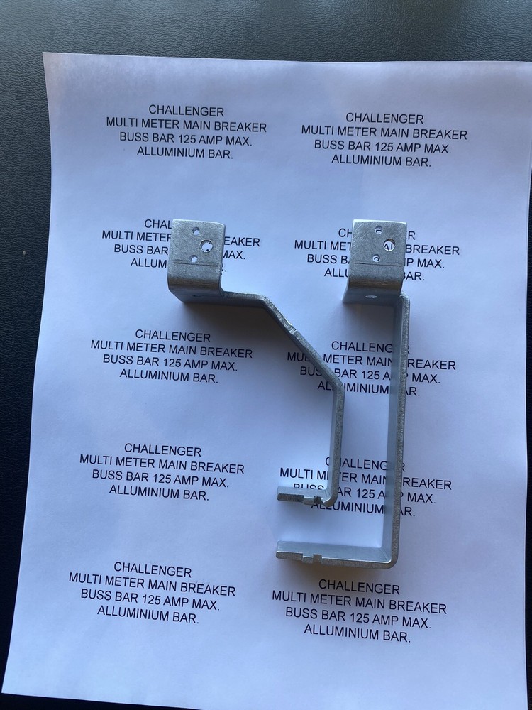 Challenger Buss Bars for Multi-meter Panel Aluminum New