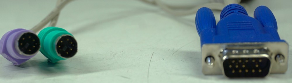 Lot of 6 P2CIM-PS2 Raritan KVM Switch PS2 Computer Interface Module cables