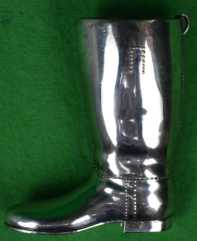 "Riding Boot 1oz Silver Plated Cup Made In England"