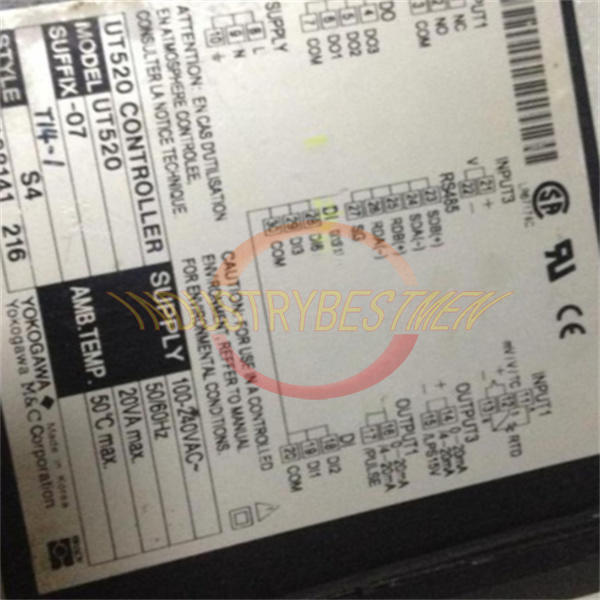 1PC Yokogawa UT520-07 UT520 Temperature Controller USED