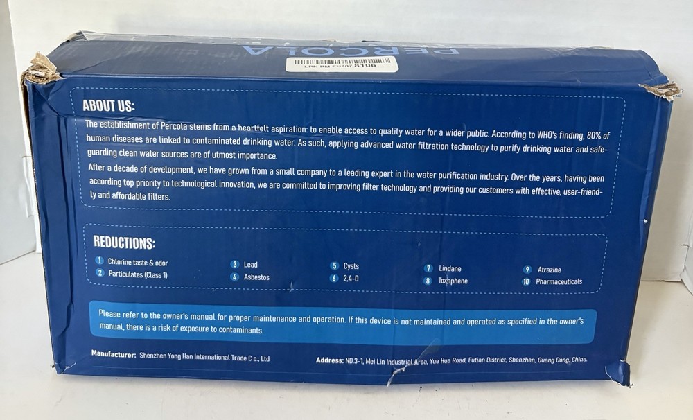 3PACK Percola Under-Sink Replacement Filter PCL-29,Replacement for F-201R,SEALED