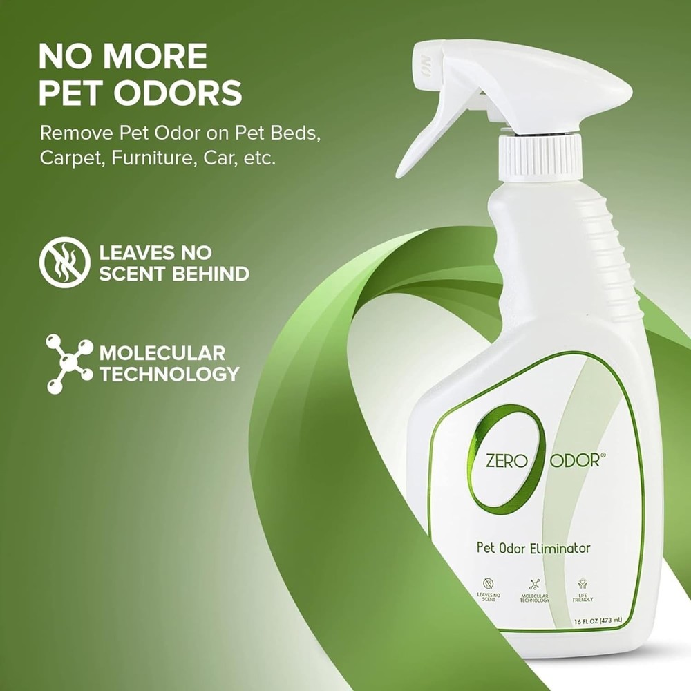 Molecular Technology Pet Odor Eliminator Spray - Ultra Effective & Gentle