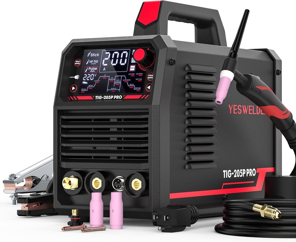 205A TIG Welder Pulse Dual Voltage Welding Machine