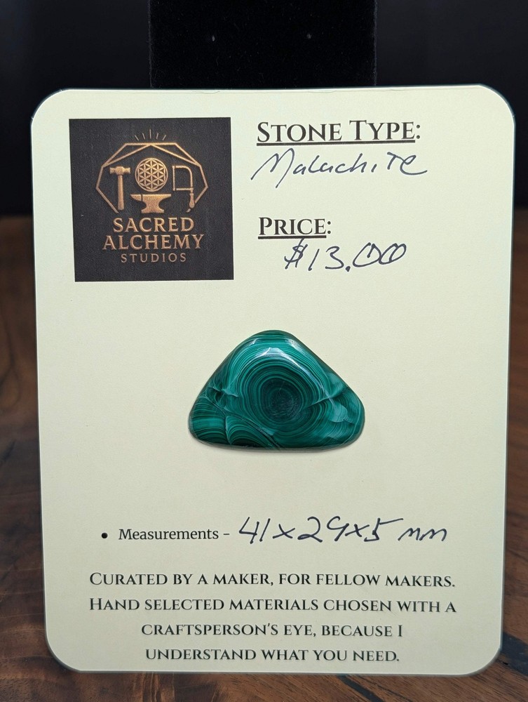 Malachite Cabochon - Cabochon