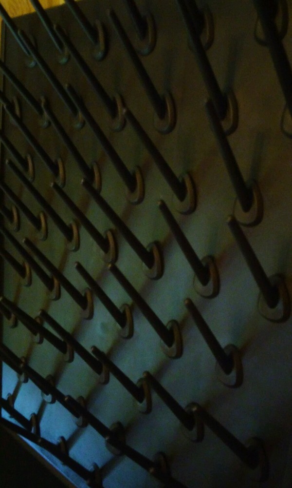 Laboratory drying rack, Peg Board, Rack Polypropylene, 52 Holders Complete Kit