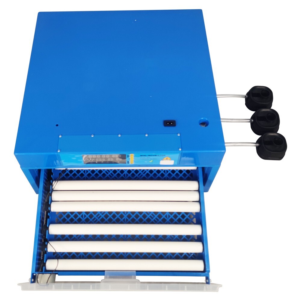 Incubator Drawer Single Layer Temperature Humidity Digital Display 64 Eggs 110V