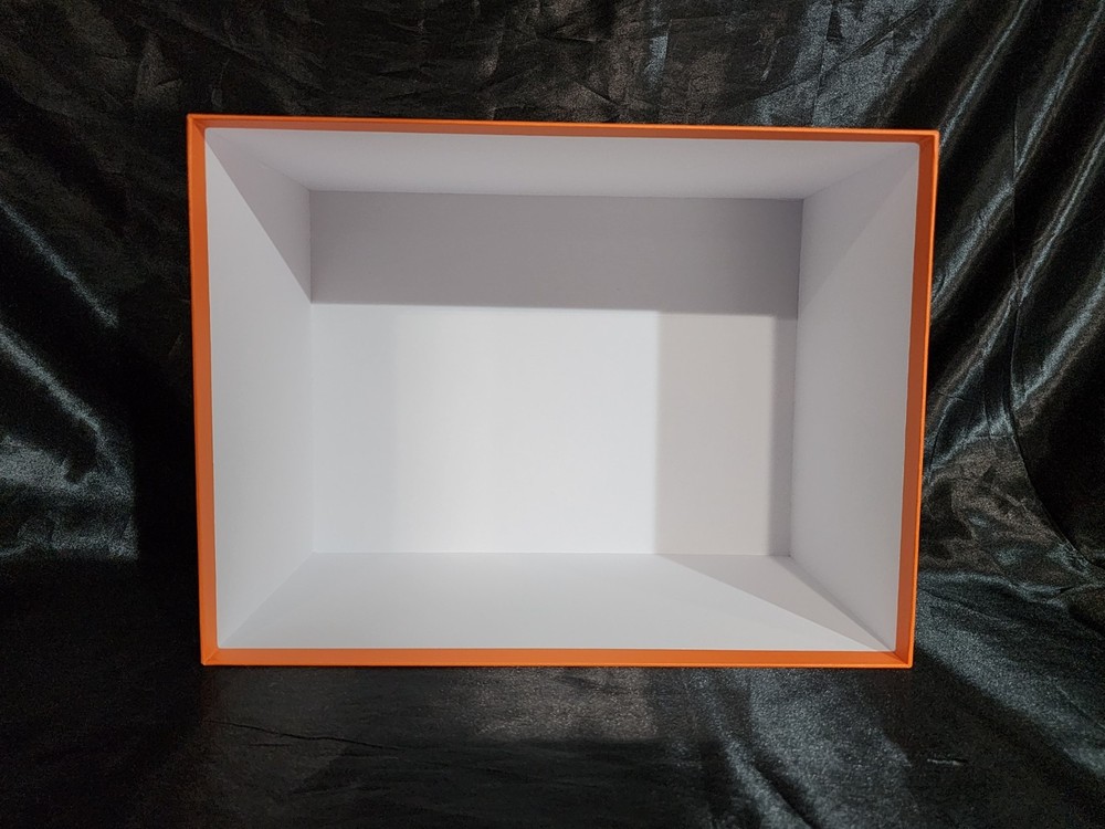 Authentic Hermes Empty Box #515 w/Tissue Paper, Booklet & Ribbon