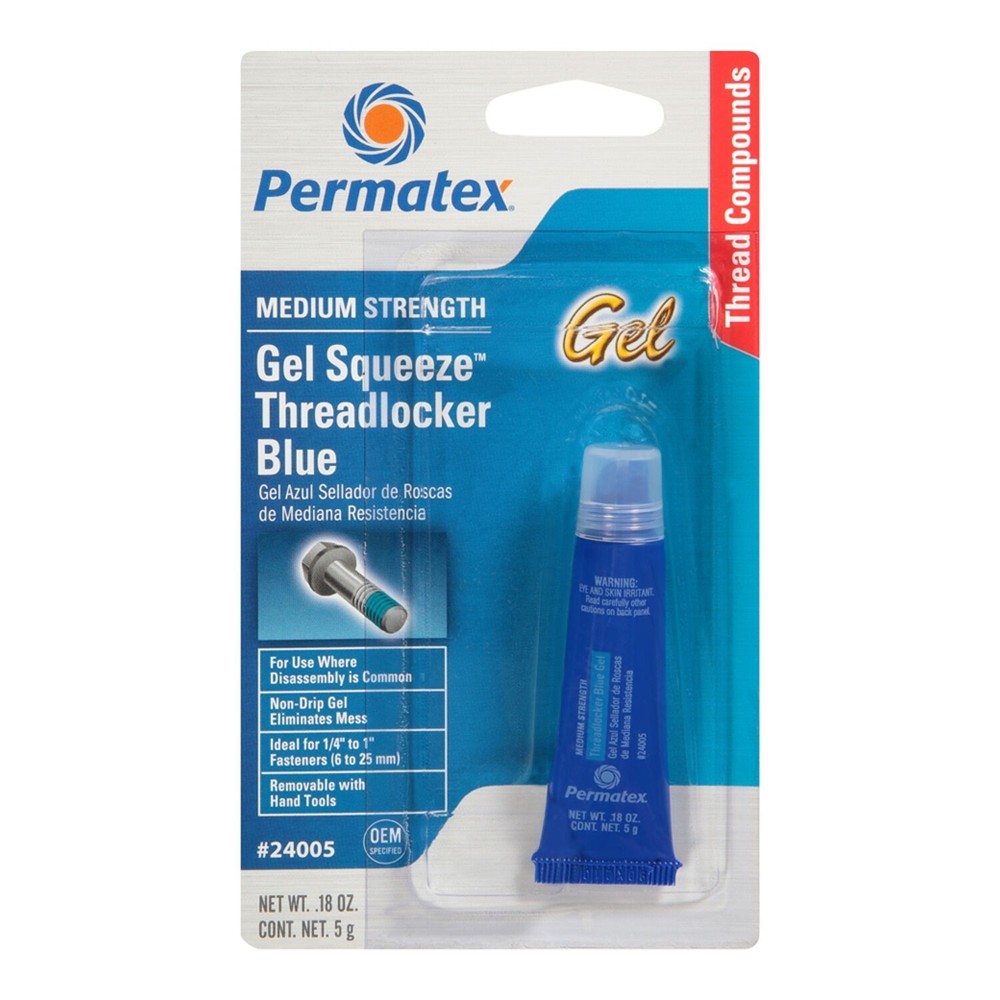 Permatex 24005 - Medium Strength Threadlocker Blue Gel (5g)