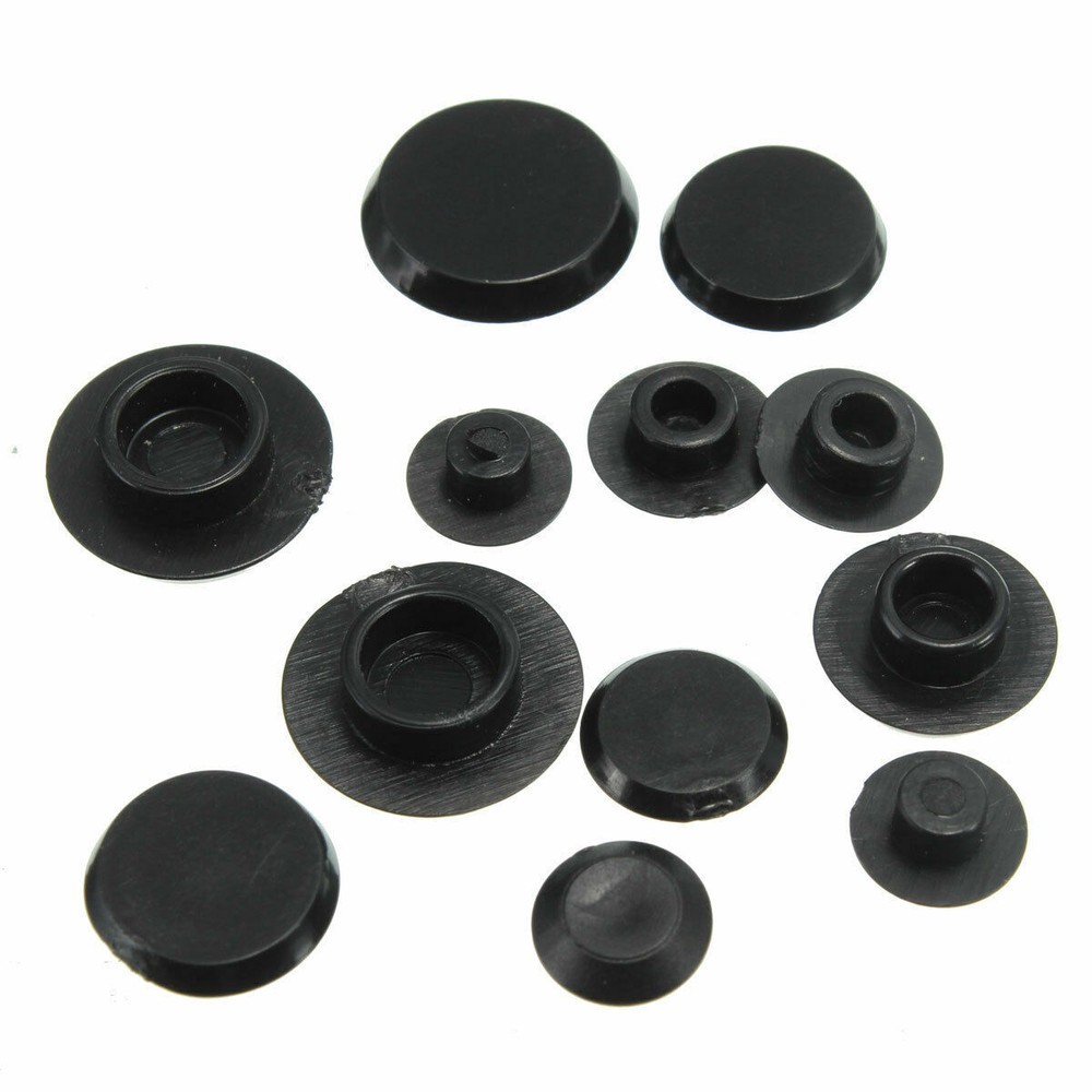 20PCS Black Hex Socket Allen Bolt Screw Nut Hexagon Head Cover Cap Protector