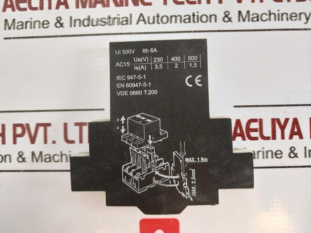 MPA-0011 Auxiliary Switch 500V 6A AC15 T.200
