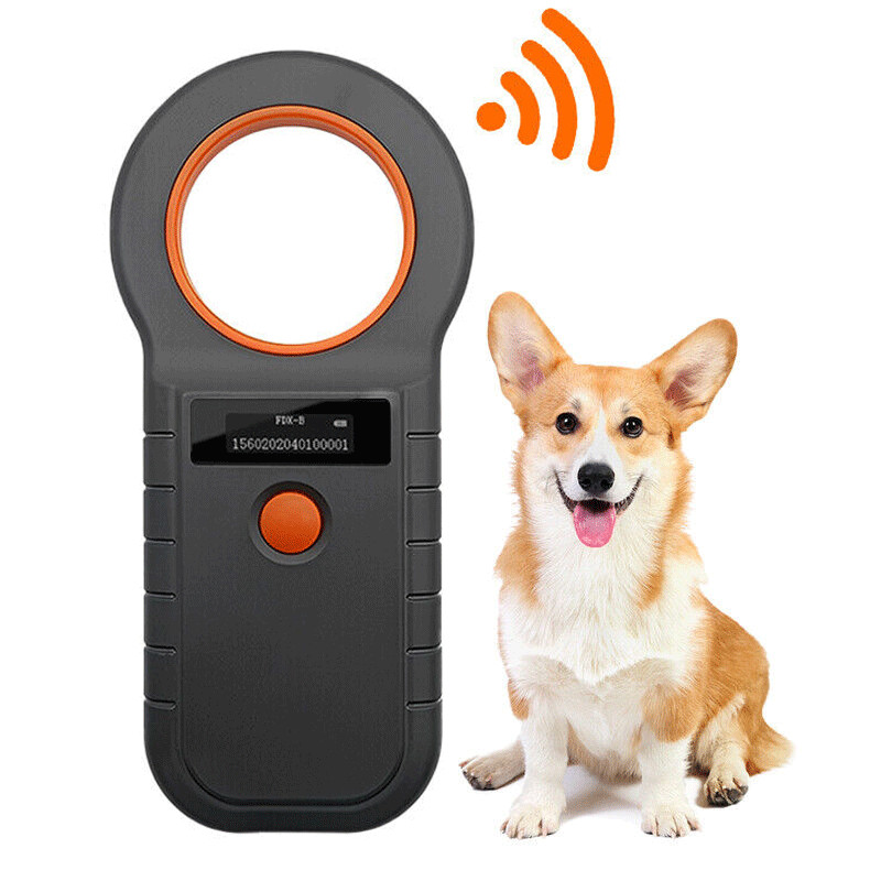 Universal Pet ID Microchip Scanner ISO FDX-B Handheld Animal Chip RFID Reader