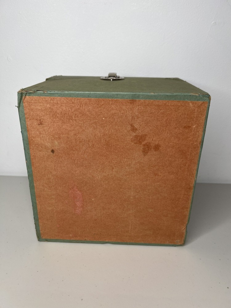 Vintage Dritz Sewing Pattern Green File Folder Box