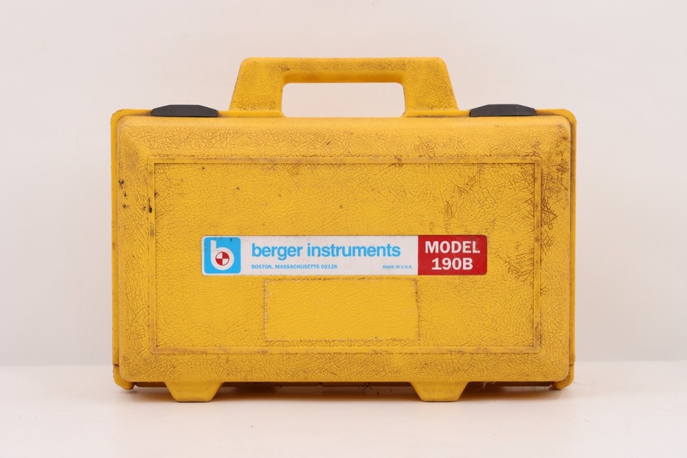 Berger Instruments 190B Dumpy Level Transit Surveying Tool Made in USA