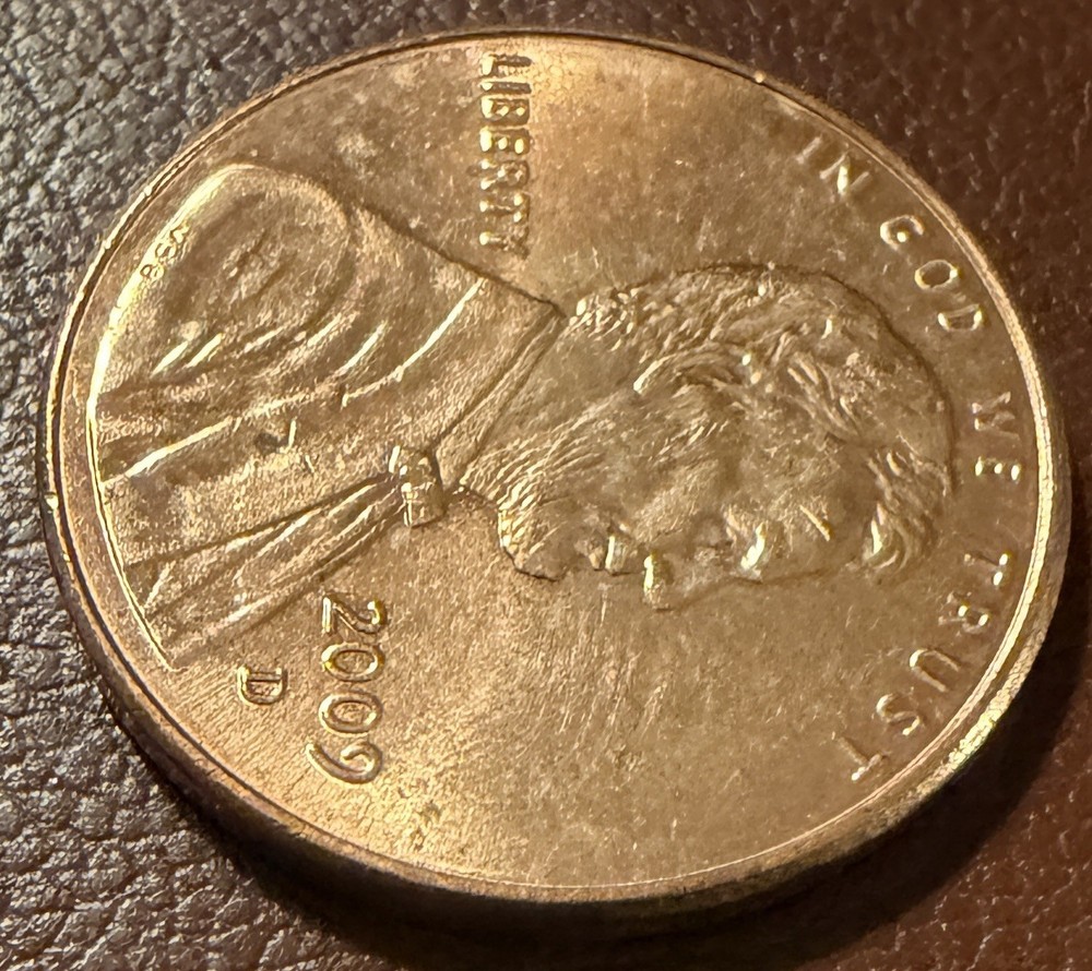 RARE 2009 D Lincoln Bicentennial 1 Cent Formative Years With Error (#282)