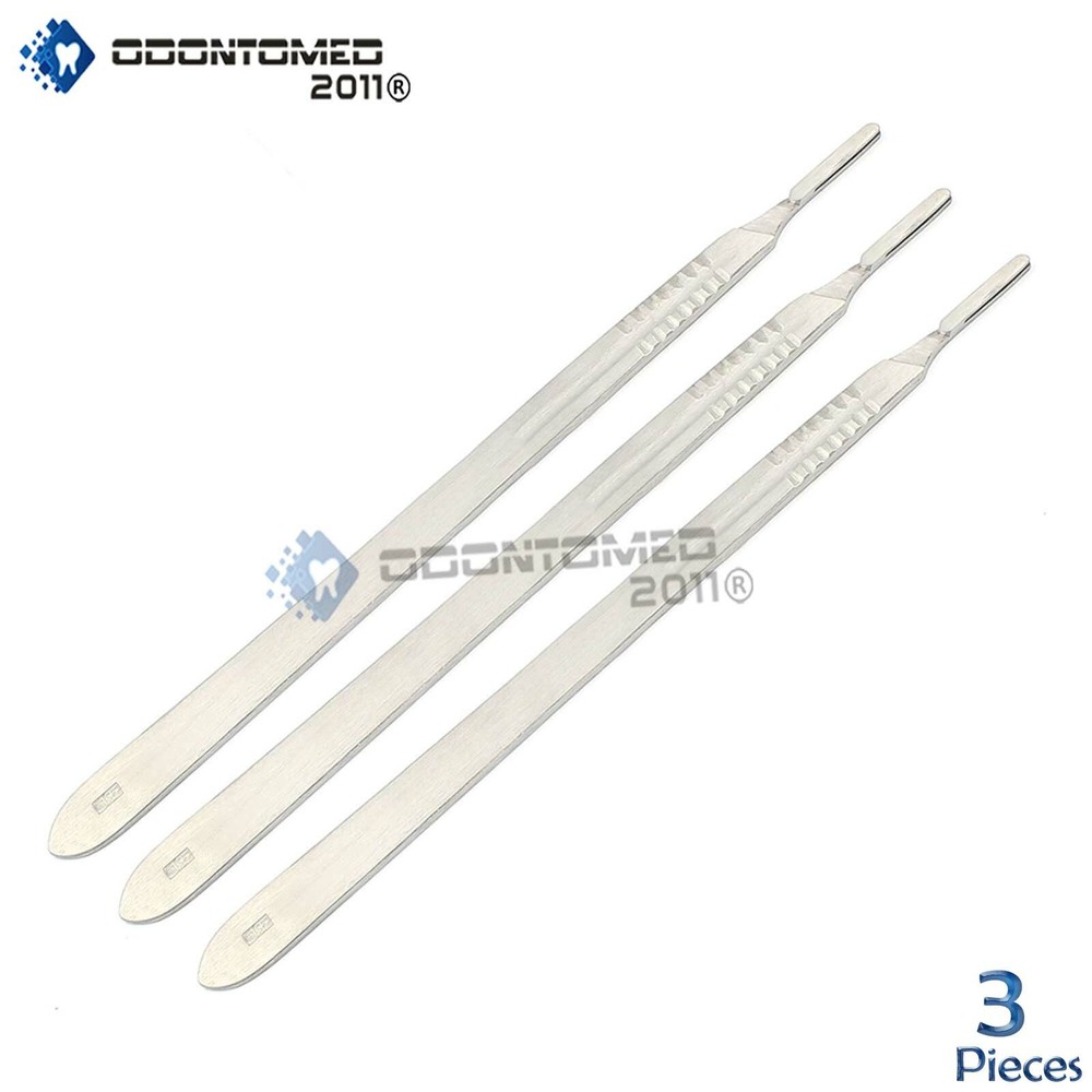 3 Scalpel Handle #4L Surgical ENT Veterinary Instruments