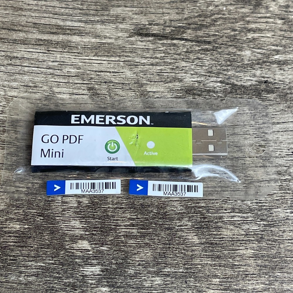 Emerson GO PDF Mini Waterproof USB 2.0 PDF Disposable Temperature Data Logger