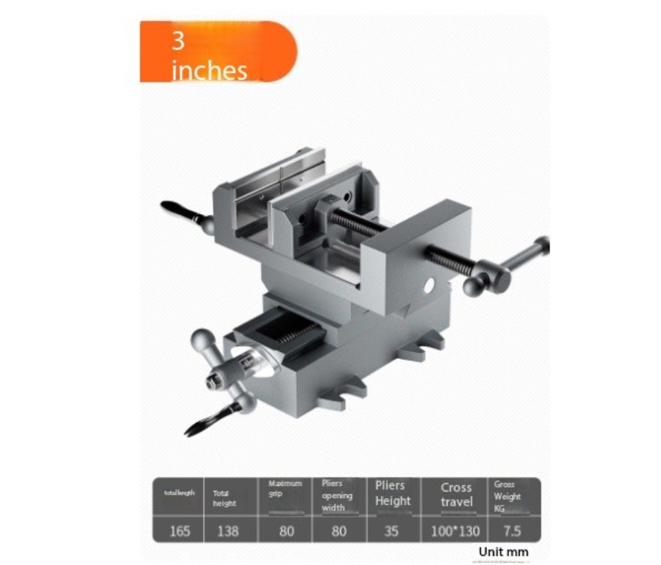 Drilling Machine To Milling Machine Bi-directional Mobile Vise Table