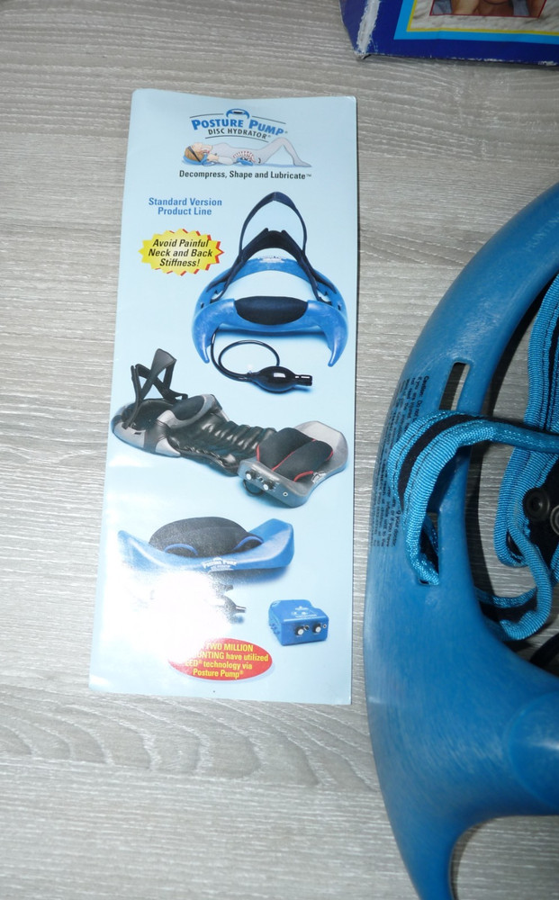 Posture Pump Professional Model 1000 Neck Exerciser Cervical Disc Hydrator