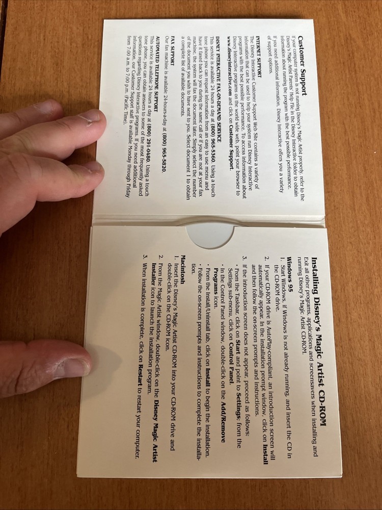 Disney : Creativity All Ages Magic Artist Classic - PC CD-ROM Computer Game