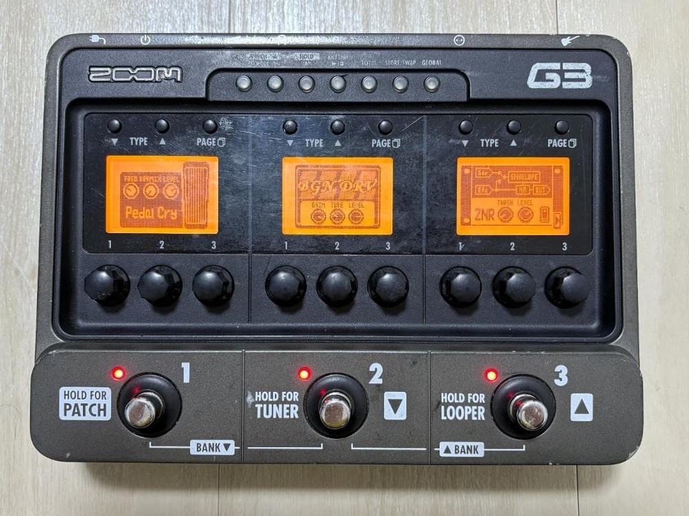 Zoom G3 Multi Effect Guitar Processor Pedal Clean Serviced Tested Working Used