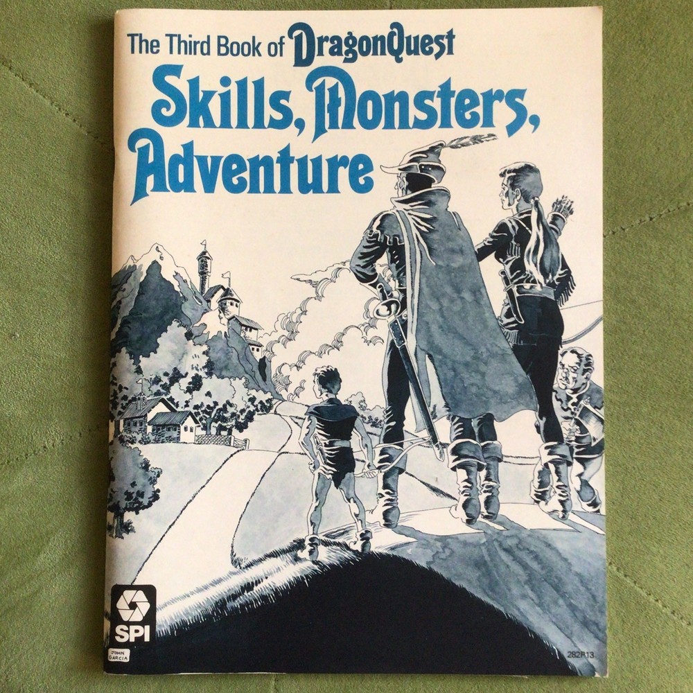 DragonQuest - SPI Games - 1st Edition - Mostly Unpunched - Good, Complete
