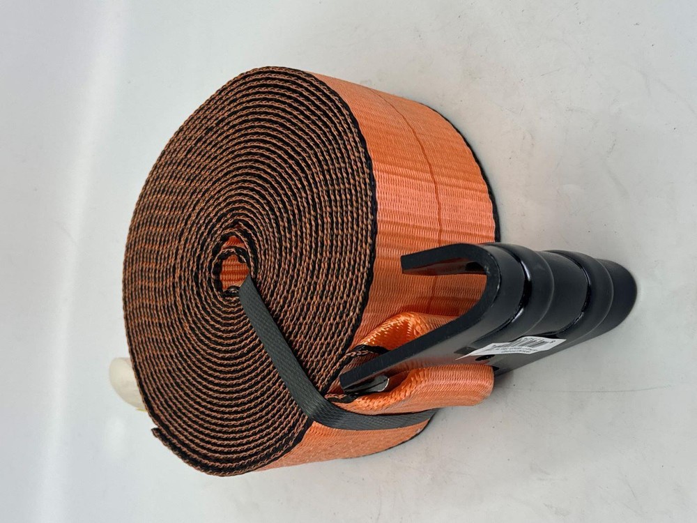 3"X27' Heavy Duty Winch Strap with Flat Hook 4 Pack