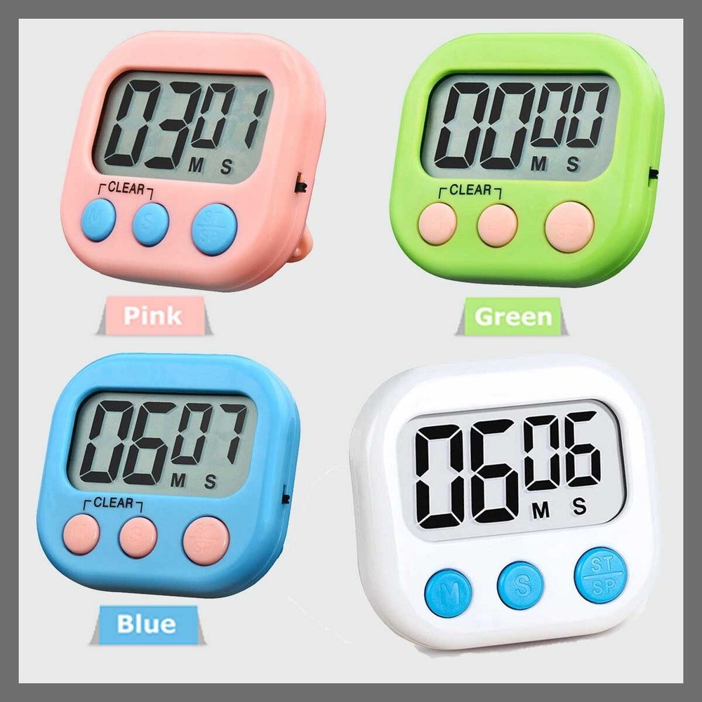 Timer for Kitchen Study Work Exercise Training Outdoor Large LCD Digital Kitchen